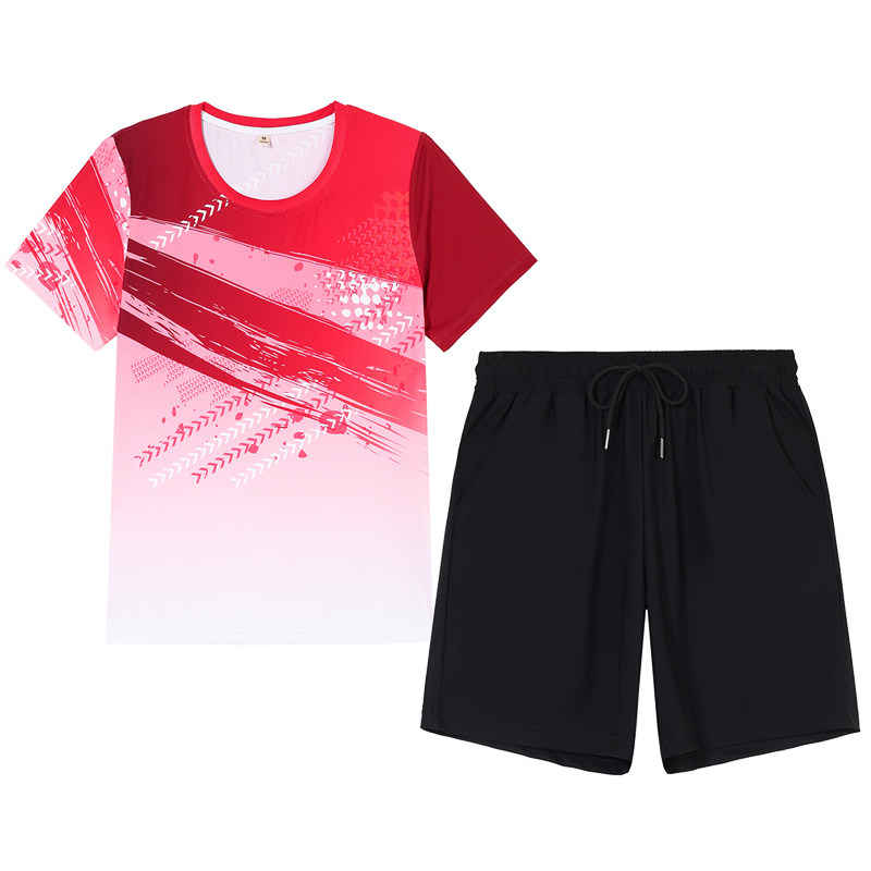羽毛球运动套装女夏季休闲两件套