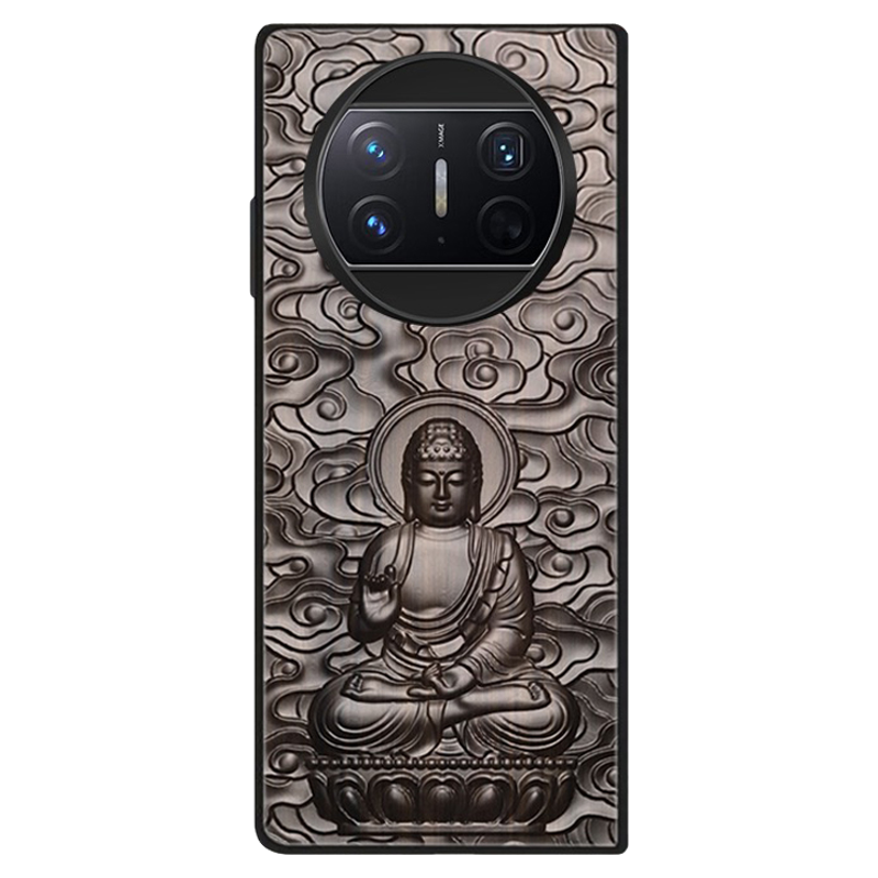 华为mateX3/X5/X6檀木中国风浮雕