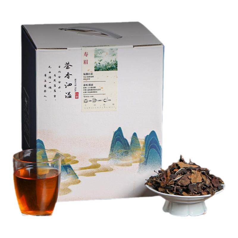 2016老白茶福鼎寿眉500g散装礼盒