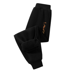 贵人鸟童装儿童加绒裤子一体绒男童秋冬2026新款大童薄绒运动卫裤