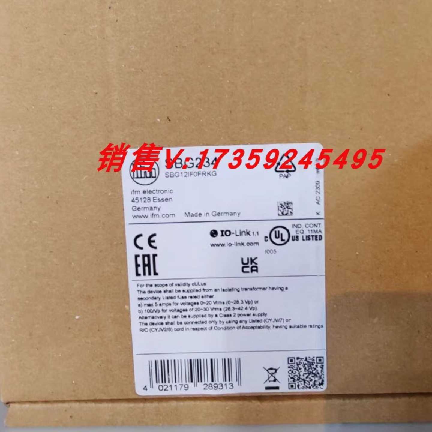 议价IFM SBG234 SBG332 SBN257 SBY233 SBY334 易福门 全新原装if - 实物图