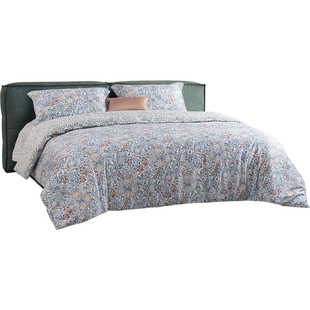 MINE/寐Morris&Co新疆长绒棉纯棉四件套床单被套床上用品 金百合