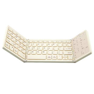 虎克ipad便携蓝牙键盘可折叠surface轻薄无线macbook学习机手机平板专用小尺寸迷你女生办公打字充电鼠标套装