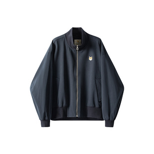 【限时清仓】威廉福克斯男士外套梭织宽松廓形高领复古夹克