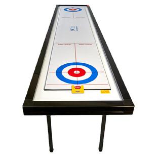 桌上冰壶迷你便携室内休闲桌面游戏亲子互动家庭团建儿童旱地冰球