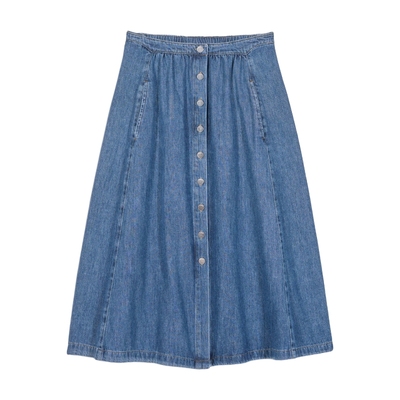 ba&sh法式百搭气质牛仔半身裙