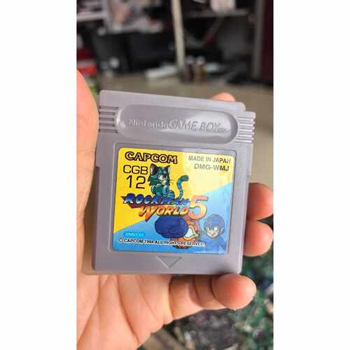 任天堂Game Boy 日版洛克人5卡带 CGB-12