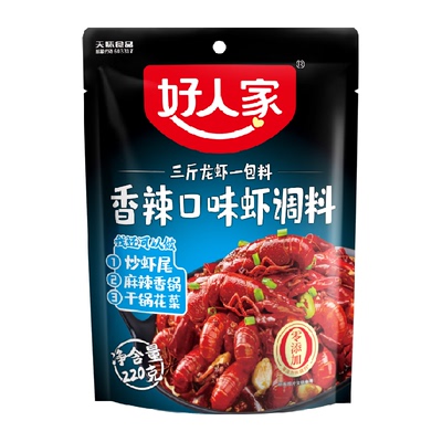 好人家香辣虾调料一料多用220g