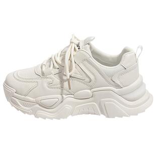 环球厚底增高老爹鞋女ins潮2025夏季新款透气女鞋百搭运动休闲鞋