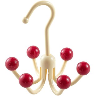 360°旋转一目了然好找好拿 衣柜收纳神器多功能帽子内衣六爪挂钩