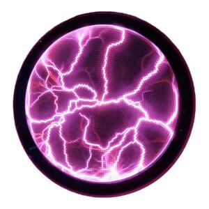 USB辉光盘6寸蓝色三色15厘米闪电盘红色绿色粉色魔法盘触摸电流灯