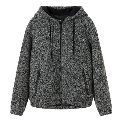 KARL LAGERFELD绵羊毛混纺商务休闲夹克2026年春新品老佛爷男装潮