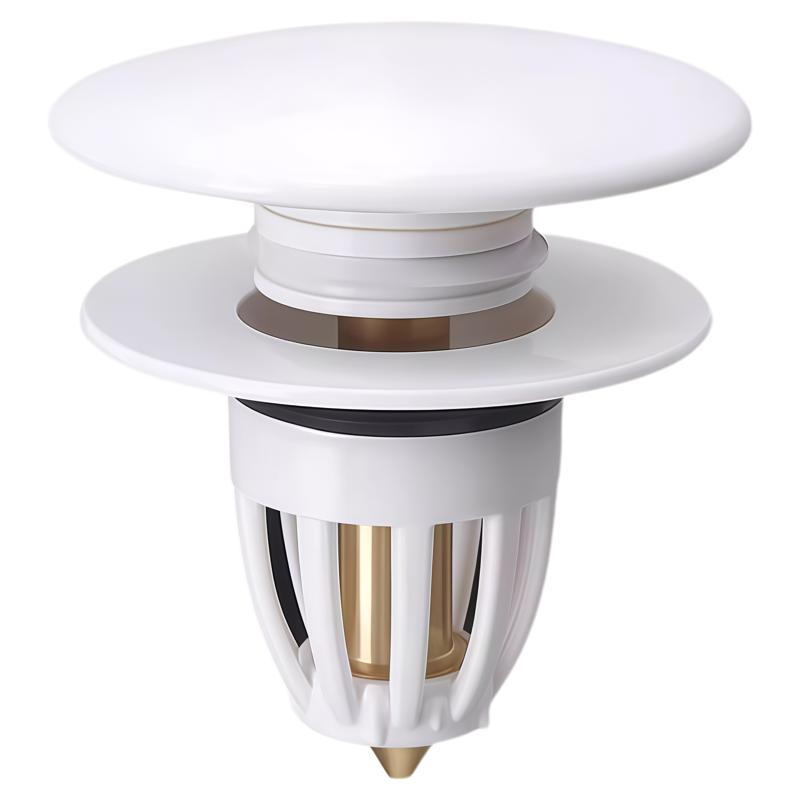 洗脸盆漏水塞陶瓷洗手盆按压式弹跳塞通用下水器配件洗脸池地漏塞