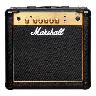 正品英国MARSHALL MG15G电吉他音箱马歇尔清音失真黑金色40瓦马勺