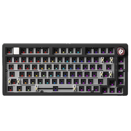 LEOBOG HI75C铝坨坨机械键盘套件有线81键Gasket结构热插拔铝合金