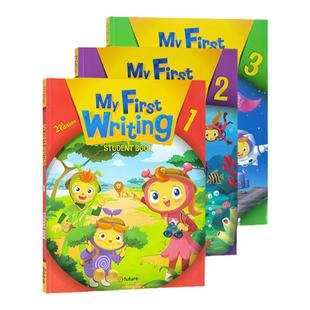 新版My First Writing 1-3学生套装 6-12岁小学专项写作教材 小学初级英语写作强化练习