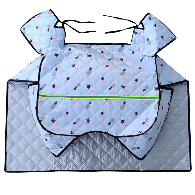 新款夏挡风护肩遮阳加大防晒电瓶车四季电动车罩加宽春秋双面防水