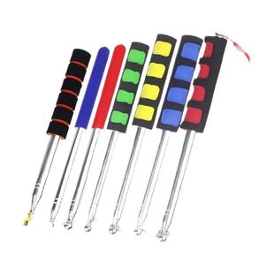 导游旗杆2米手持伸缩旗杆便携户外不锈钢旗帜收缩3米教鞭1.6米2.5米1.2米伸缩杆棍加粗大旗导游旅游带团神器