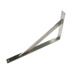 大理石台面支架304上墙承重支架层板托架隔板置物不锈钢三角支架