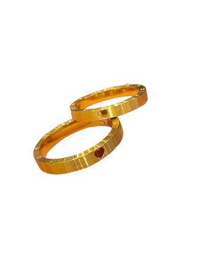 新款沙金520爱心戒指对戒