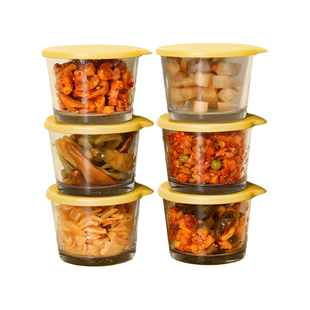 玻璃碗耐高温密封罐食品保鲜盒冰箱装咸菜盒泡菜罐子迷你小号饭盒