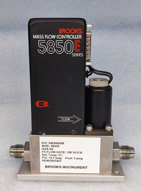 议价BROOKS布鲁克斯 质量流量计 5850E N2 100SCCM 正品美国原装