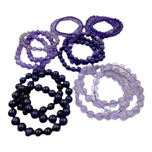 九紫离火天然巴西乌拉圭紫水晶手串男女正品上岸转运招财送礼手链