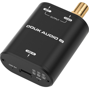 Douk Audio U2 XMOS XU316数字界面USB转光纤同轴信号音频转换器