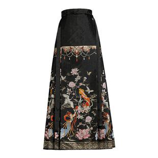 凝紫萱_梦飞仙 原创马面裙套装汉服女2025新款明制织金妆花古装