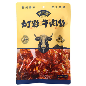 贵州特产黔五福灯影牛肉丝128g