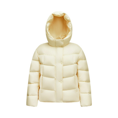 森马90绒子三防发热龟背羽绒服女