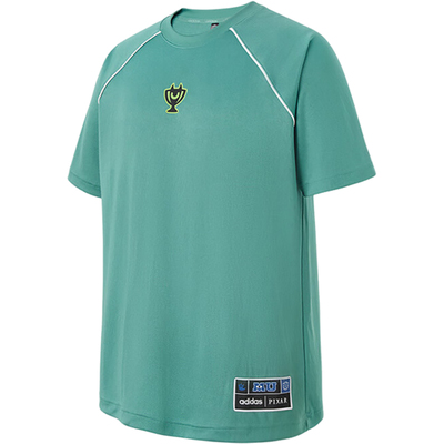 Adidas/阿迪达斯正品2025男士套头透气圆领宽松运动短袖KG8943