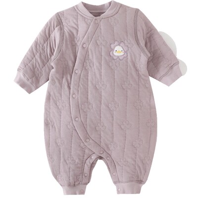 新生儿秋冬季保暖哈衣