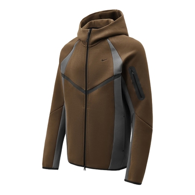 Nike耐克男子外套双面针织开襟休闲双向拉链连帽夹克 IF1326-212