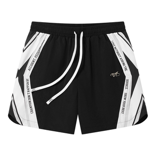 维动聚变运动短裤男篮球美式跑步训练四分裤潮牌夏薄款梭织休闲裤