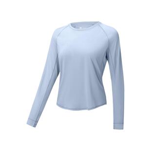 Keep长袖T恤女生健身跑步速干抗菌无缝透气运动服训练服瑜伽上衣