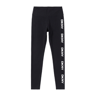 DKNY SPORT唐可娜儿26秋季新款健身瑜伽裤女鲨鱼裤印花紧身运动风