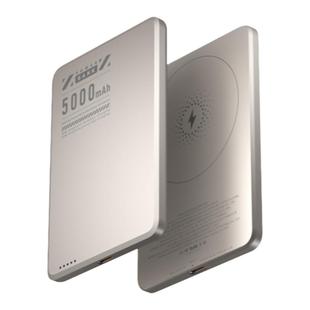 MagSafe超薄金属磁吸充电宝5000毫安PD20W快充无线便携移动电源