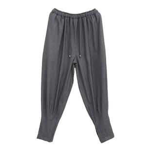 2025古未热销秋冬单层和冬加绒男女出家人僧裤小脚裤免绑腿收脚裤