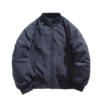 DICEOFF立领羽绒服90白鸭绒秋冬cleanfit通勤外套bomber飞行夹克