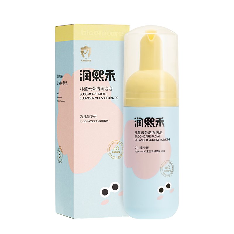 华熙生物儿童产品润熙禾儿童云朵洁面泡泡100ml
