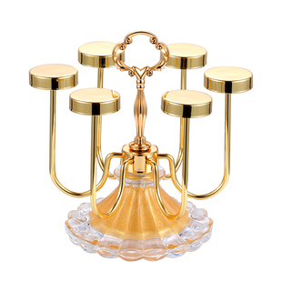 杯架玻璃杯茶杯架子沥水倒挂架放水杯杯子置物架家用欧式客厅托盘