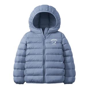 史努比儿童羽绒服男款轻薄冬季保暖外套2022新款男童女童冬装上衣