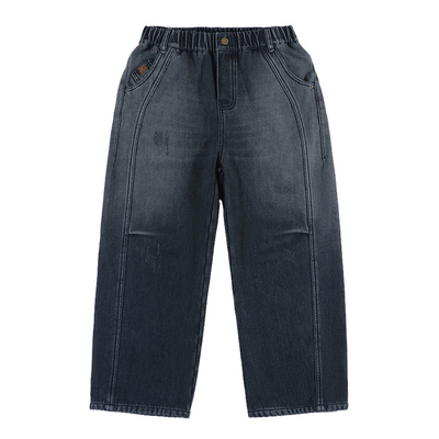 男童秋冬款牛仔裤加绒厚20