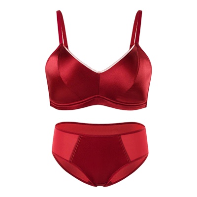 桑蚕丝本命年内衣内裤套装女士袜子围巾红色礼物2026马年妈妈闺蜜