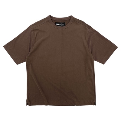 宽松版短袖T恤男250g重磅磨毛