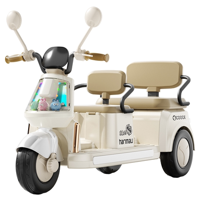 儿童电动摩托车【可坐大人】