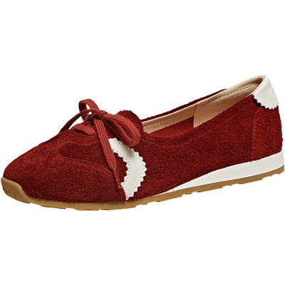 TATA他她德训鞋2025冬新款阿甘鞋透气休闲运动鞋平跟单鞋YTN02CA5