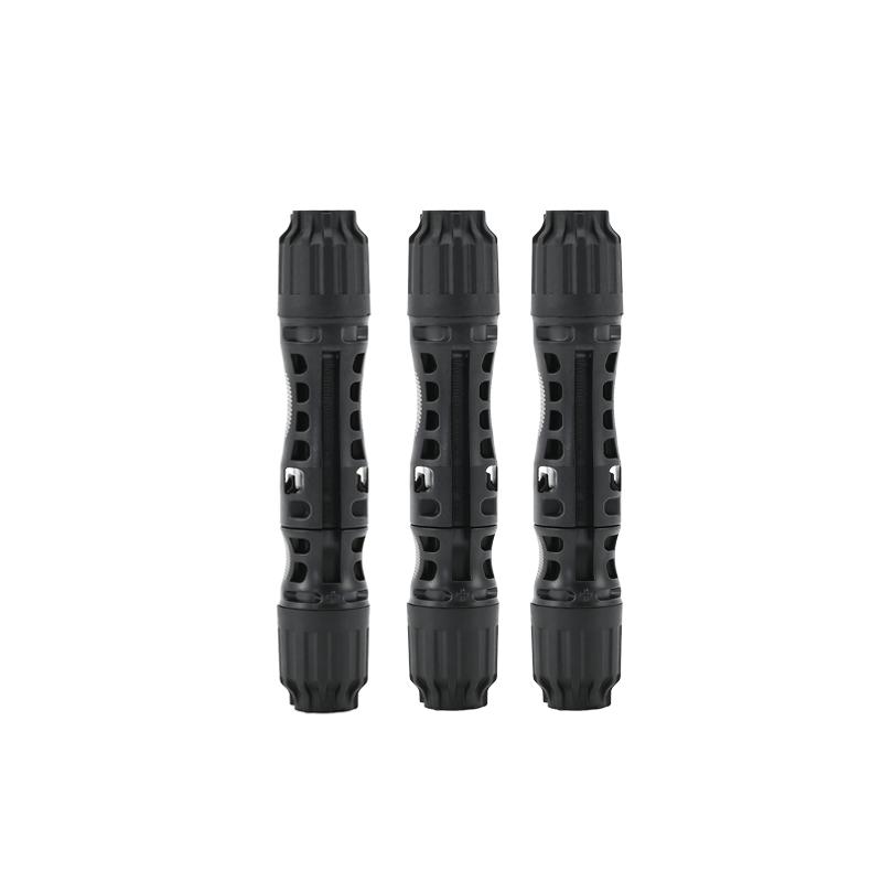 国标光伏连接器mc4接头防水阻燃IP67太阳能汇流配件公母插头1500V