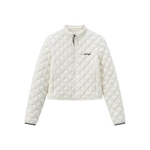 Ed Hardy埃德哈迪冬季流行新款女士轻薄微落肩平绣羽绒服